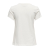 T-shirt Écru Femme Only Pay Life