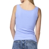 Débardeur Bleu Femme Pieces Ckitte