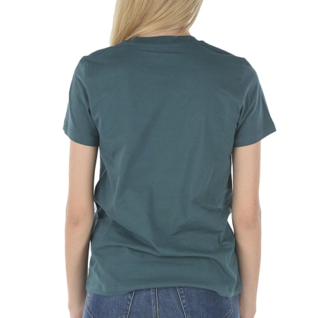T-shirt Bleu Canard Femme Diesel Sily