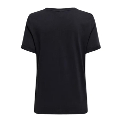 T-Shirt Marine Femme Only Amour Glitter
