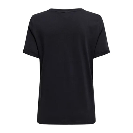 T-Shirt Marine Femme Only Amour Glitter