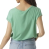 T-shirt Vert Clair Femme Aware Vero Moda Ava