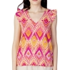 T-Shirt Rose/Orange Femme Only Alma Life