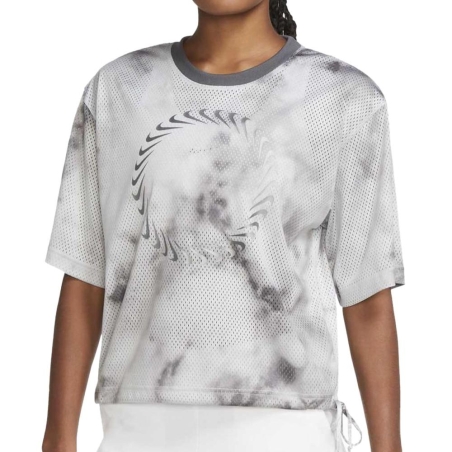 T-shirt Gris Femme Nike Icon Clash