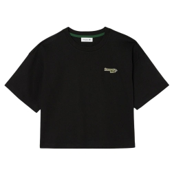 T-Shirt Marine Femme Lacoste Sigle