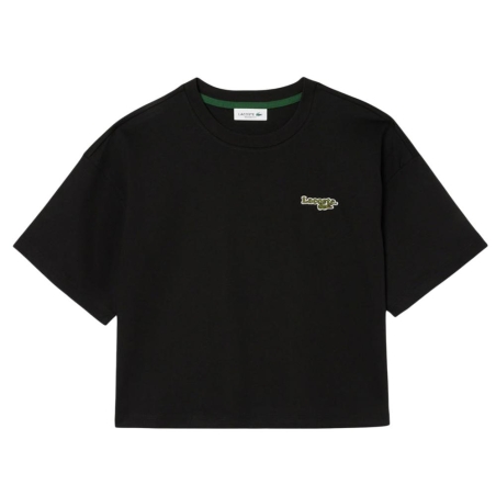 T-Shirt Marine Femme Lacoste Sigle