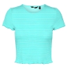 T-Shirt Vert/Blanc Femme Vero Moda Madi Jill