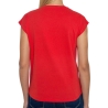 T-shirt Rouge Femme Pepe Jeans Bloom