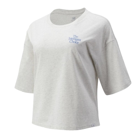 T-shirt Gris Femme New Balance Athletics Intelligent