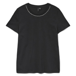 T-Shirt Noir Femme Vero Moda Liana