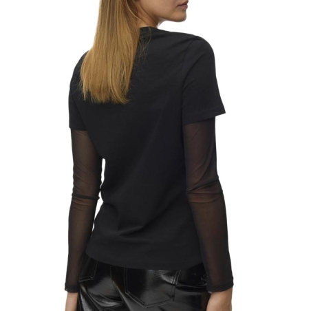 T-Shirt Noir Femme Vero Moda Liana