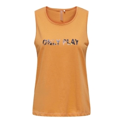 Débardeur Orange Femme ONLY PLAY Life