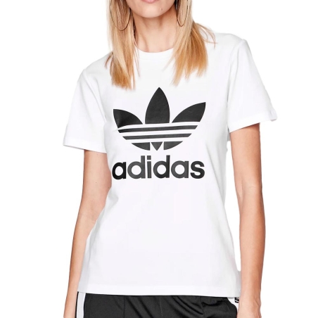 T-shirt Blanc Femme Adidas GN2899