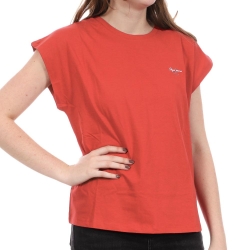 T-shirt Rouge/Orange Femme Pepe jeans Bloom