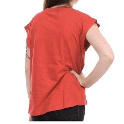T-shirt Rouge/Orange Femme Pepe jeans Bloom