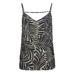 Débardeur Beige/Noir à Motifs Femme Only Nova Life Paris