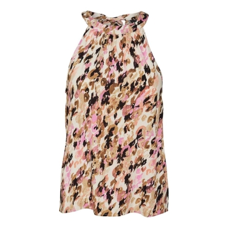 Top Beige Femme Vero Moda Halterneck
