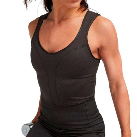 Débardeur Noir Femme Puma Contour Tank
