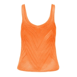 Top Crochet Orange Femme Jdy 15226348