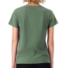 T-shirt Vert Femme Teddy Smith Ribelle