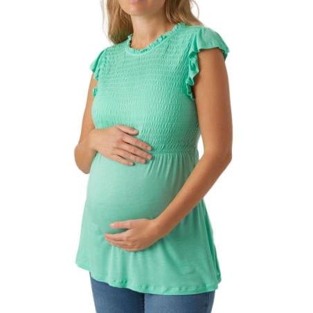 Top de Grossesse Vert Femme Mamalicious 20015684