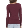T-shirt Prune Femme Vero Moda Maxi My Ls Soft