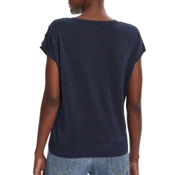 T-Shirt Bleu Femme Morgan MRING