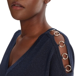 T-Shirt Bleu Femme Morgan MRING