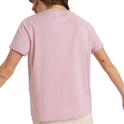 T-Shirt Rose Pale Femme Roxy Ocean Regular