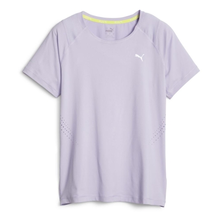 T-shirt Violette Femme Puma Run Cloudspun