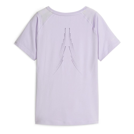 T-shirt Violette Femme Puma Run Cloudspun