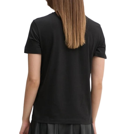 T-shirt Noir Femme Calvin Klein Jeans Embroidered