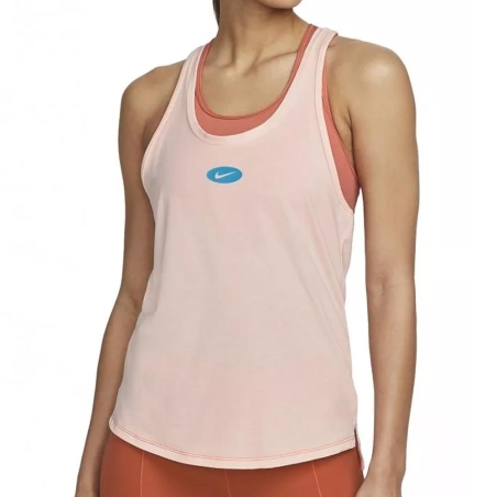 Débardeur Rose Femme Nike One Luxe10