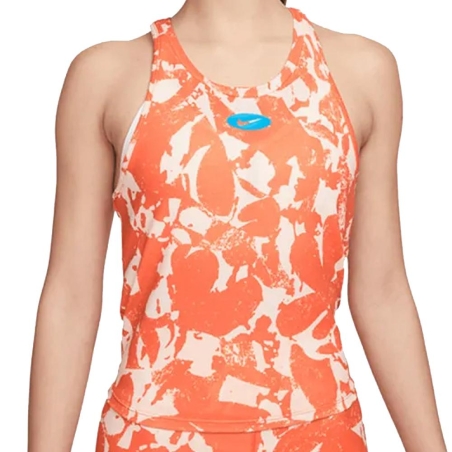 Débardeur Orange Femme Nike Luxe