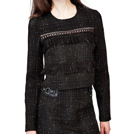 Top Noir/Doré Femme Guess Holly