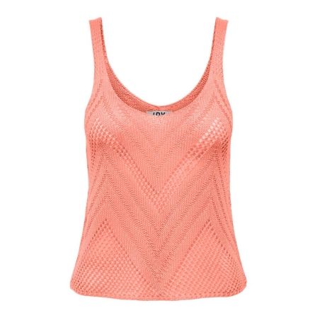 Top Crochet Rose Corail Femme Jdy 15226348