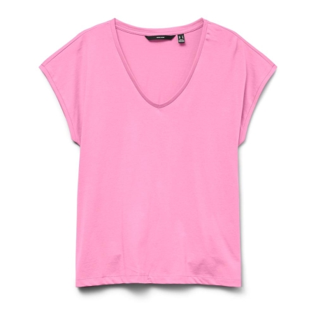 T-Shirt Rose Vif Femme Vero Moda Dubarry