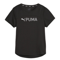 T-shirt Noir Femme Puma Fit Logo