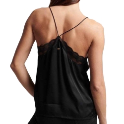Débardeur Noir Femme Superdry Studios