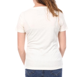 T-Shirt Crème Femme Le Coq Sportif Coq Marshmallow