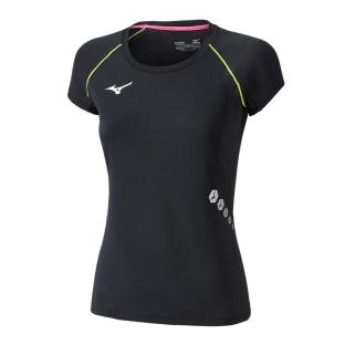 T-Shirt Noir Femme Mizuno Wos