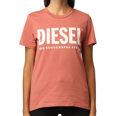 T-shirt Rose Femme Diesel Sily