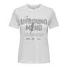 T-shirt Blanc Femme Only Lima