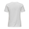 T-shirt Blanc Femme Only Lima