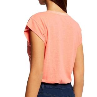 T-shirt Orange Femme Morgan Dag