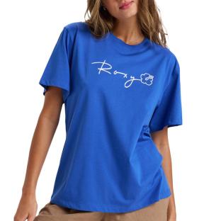 T-Shirt Bleu Femme Roxy Hangloose