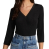 T-shirt Noir Femme Morgan TIWI