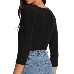 T-shirt Noir Femme Morgan TIWI