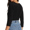 T-shirt Noir Femme Morgan TIWI