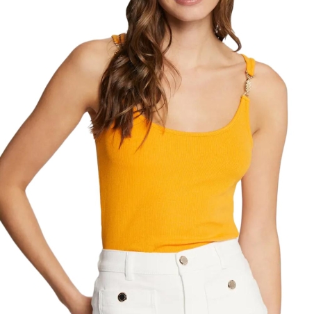 Débardeur Orange Femme Morgan DUBO